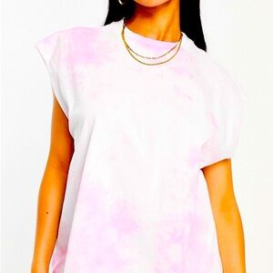 Zara tie dye muscle tee Sz L
